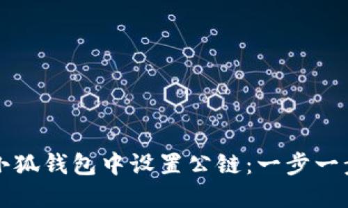 如何在小狐钱包中设置公链：一步一步的指南